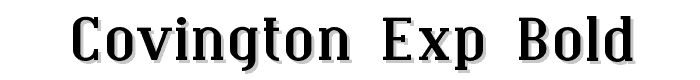 Covington Exp Bold font